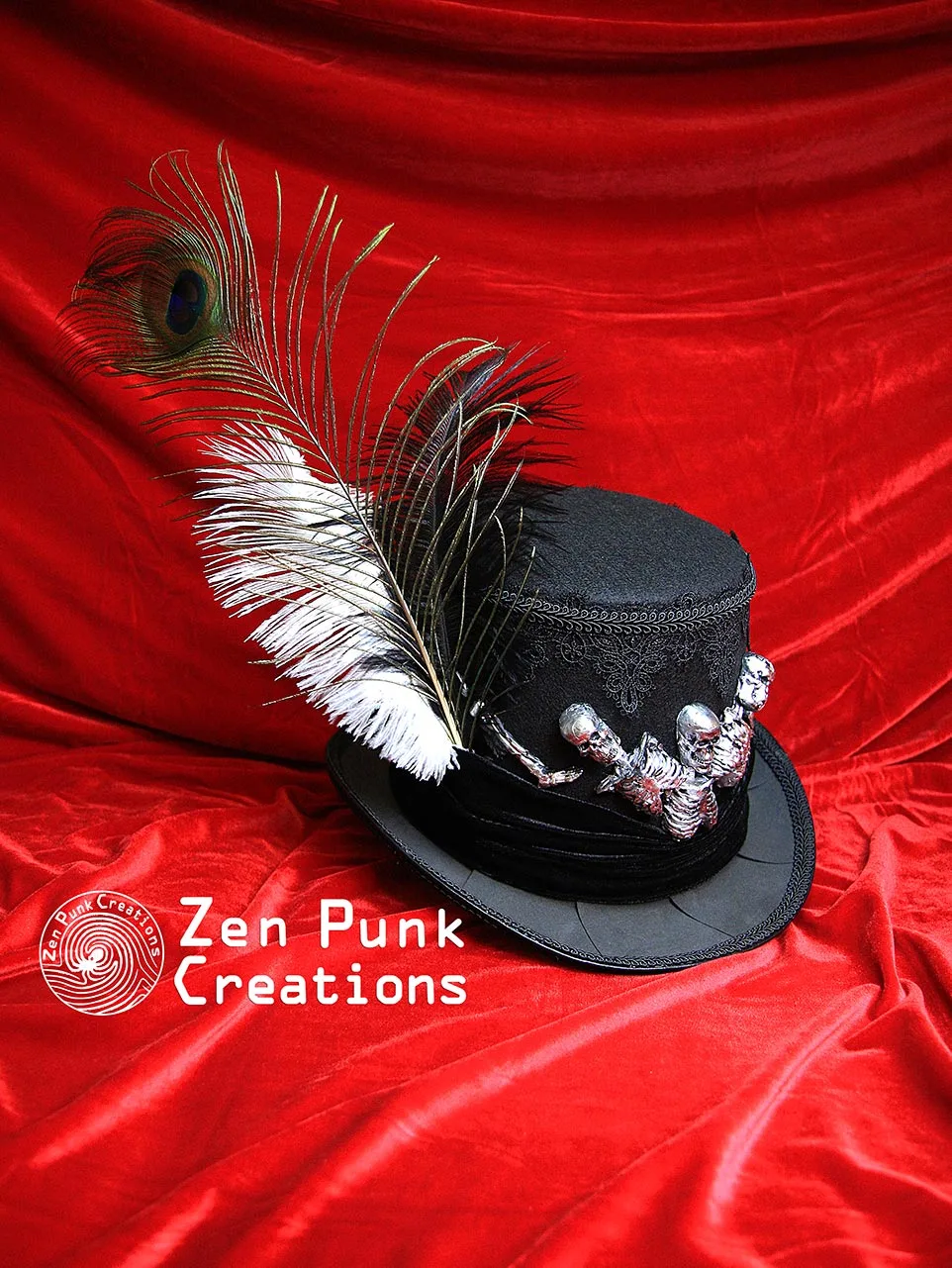 ■ハル部屋 Crazy Pig Designs/Top Hat Skull Cheeky Gomez Crazy Pig Designs Pendant