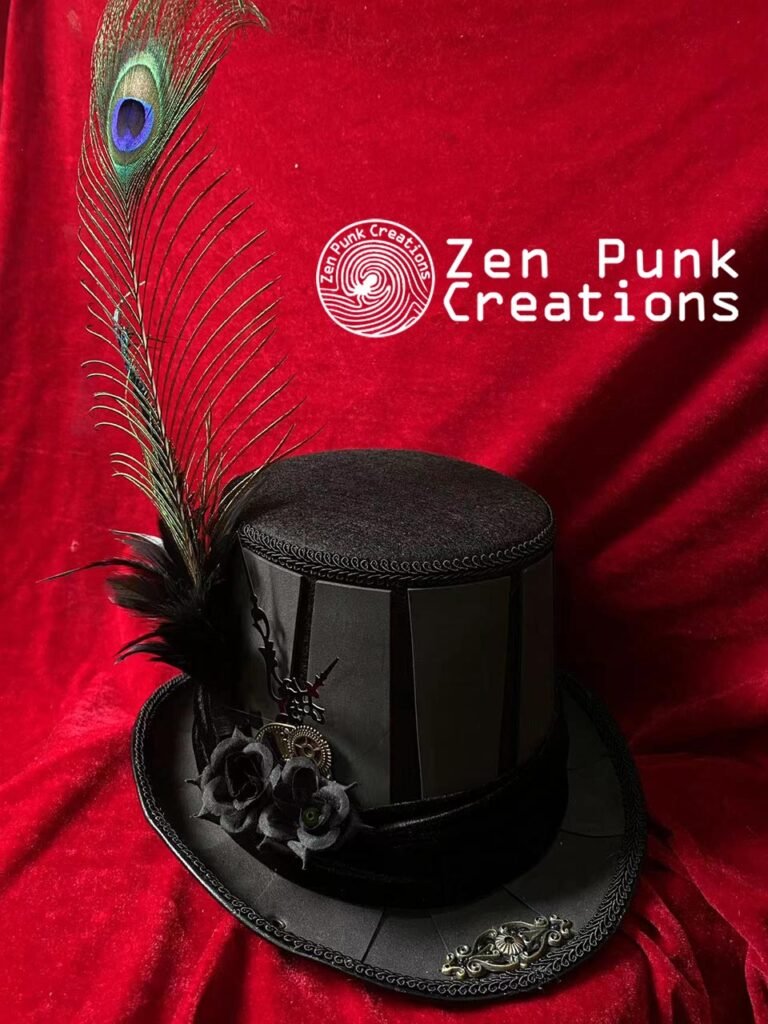 Alice's Adventures in Wonderland Crazy Hat (Dark Rose Style)