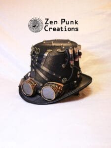 Steampunk Scepter Divine Scissors Bronze Eyewear Hat