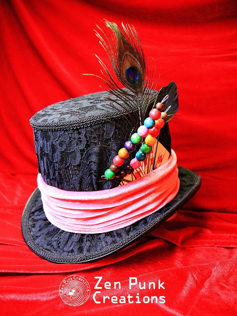 Zenpunk_Colored_ wooden_beads_hat_AN126_1