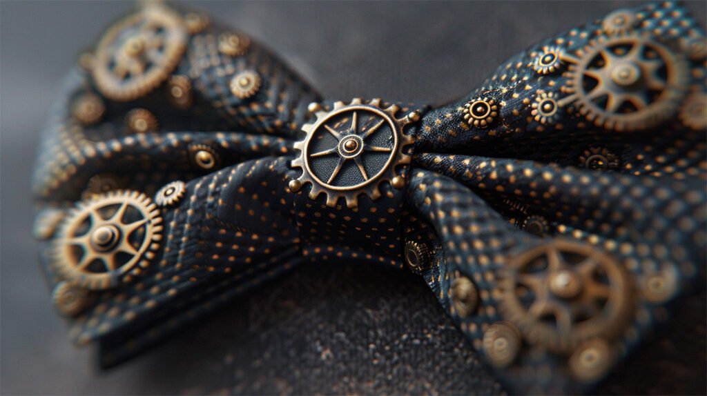 simple steampunk bow tie