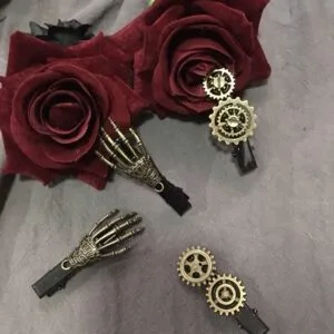 Steampunnk Hair Clip Set