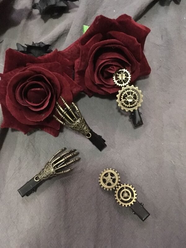 Steampunnk Hair Clip Set