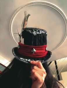 Red Steampunk Hat Displays