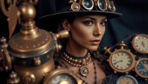 steampunk accessories set