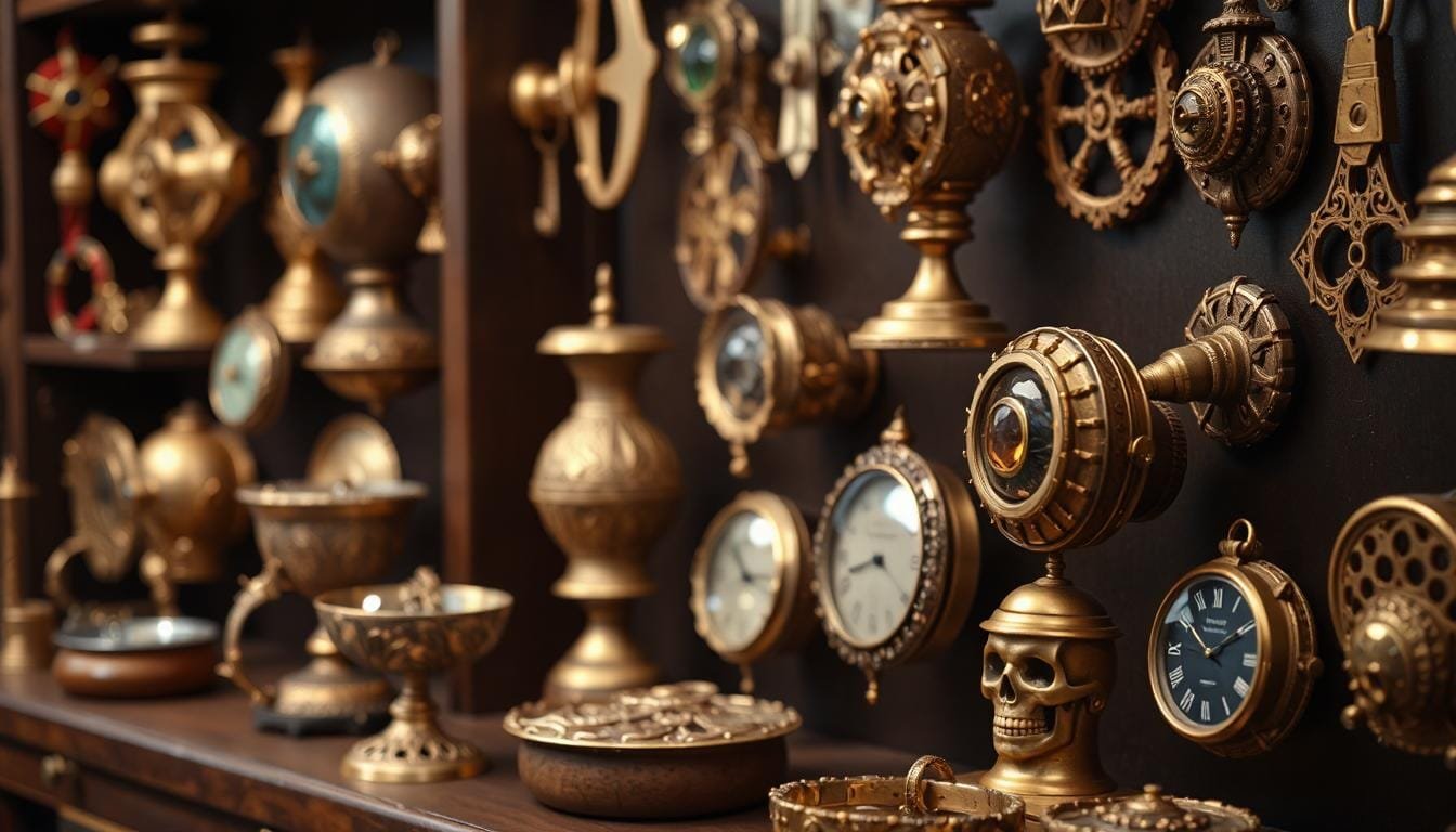 Steampunk decorative ornaments
